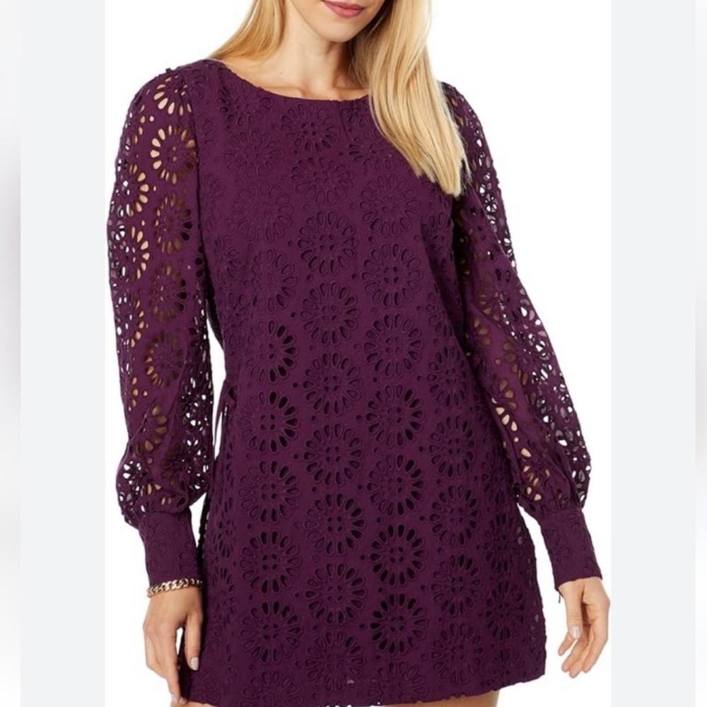 Lilly Pulitzer Purple Lace Romper